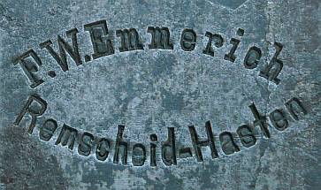 Schrupphobel Stempel F. W. Emmerich