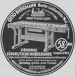 Anzeige Otto Bergmann (1938)