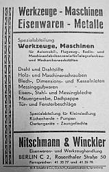Kassenzettel, Nitschmann & Winckler, Berlin (1947)