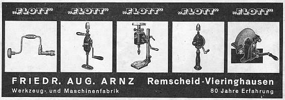 Anzeige, Friedrich August Arnz (1939)