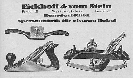 Anzeige Eickhoff & vom Stein (1924)