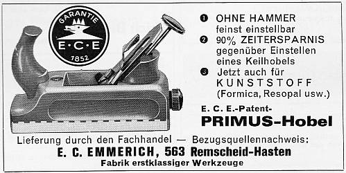 Anzeige E. C. Emmerich (1967)