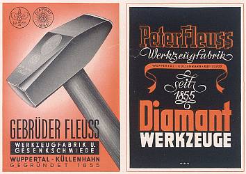 Anzeige Peter Fleuß (1942)