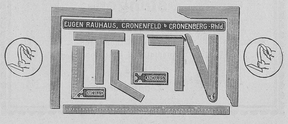 Deutsche Werkzeughersteller und händler Eugen Rauhaus, Cronenfeld b
