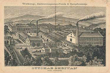 Fabrik Ottokar Skrivan, 1880