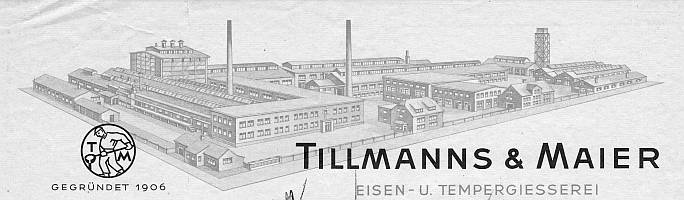 Ansicht der Fabrik Tillmanns & Maier (1960)