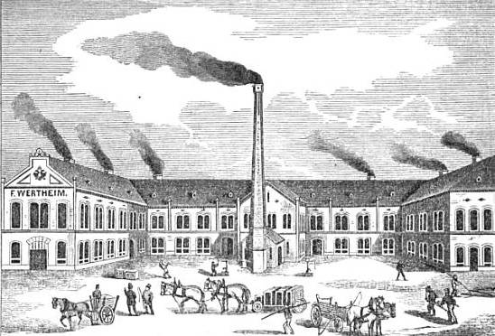 Fabrik Wertheim, Wien (1863)